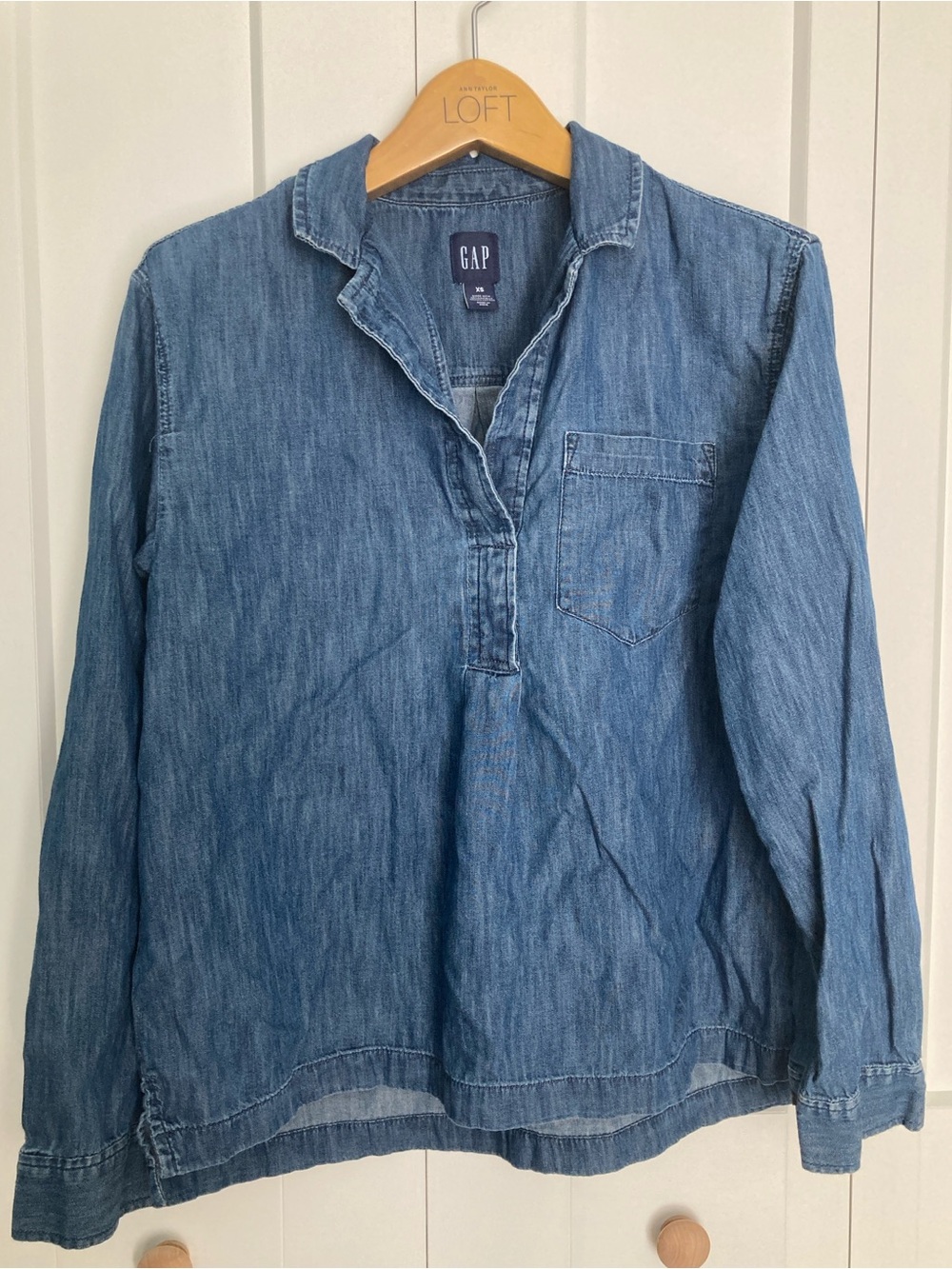 GAP Chambray Collared Shirt